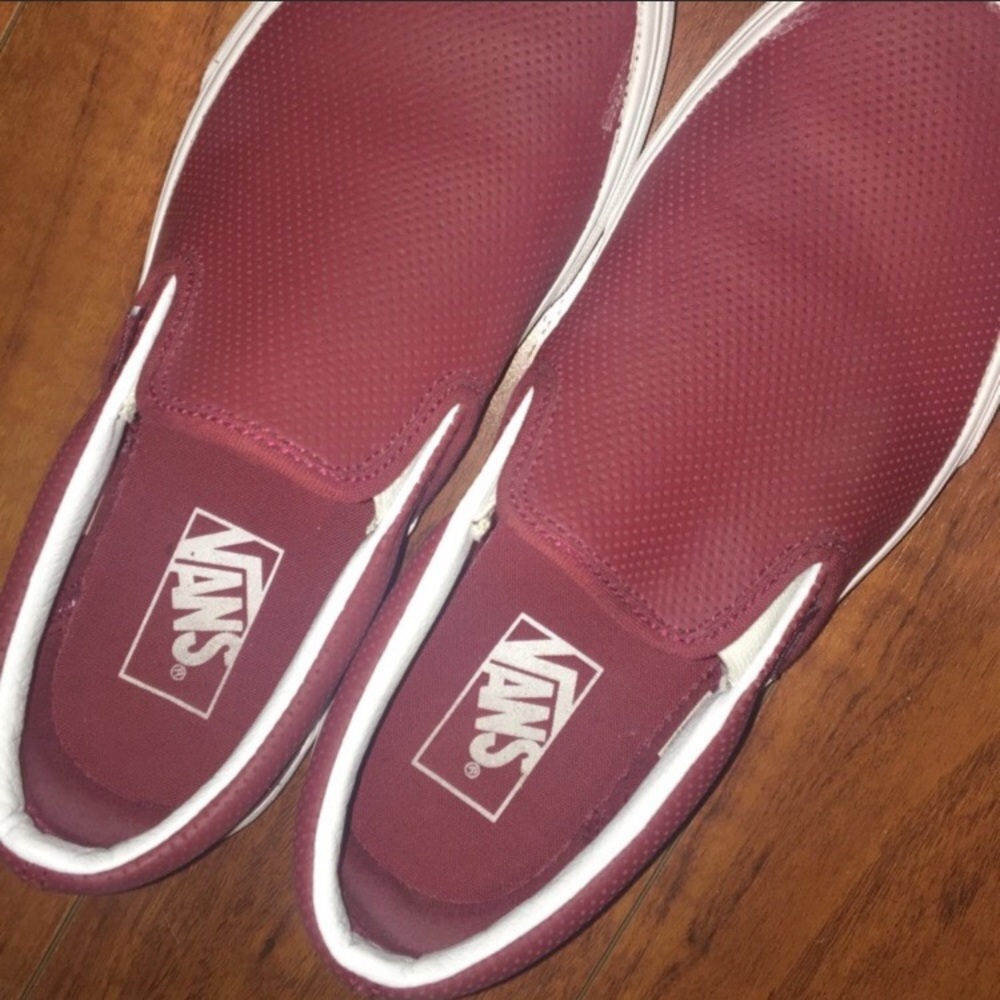 Brand new maroon vans